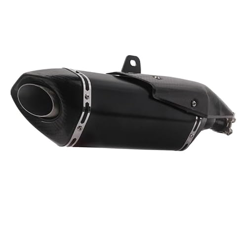 Motorcycle exhaust center pipe Motorcycle Exhaust Mid-Section Connector Pipe Moto Escape Muffler Heat Shield Suitable For Forza 750 NSS750 NSS 750(Type B)