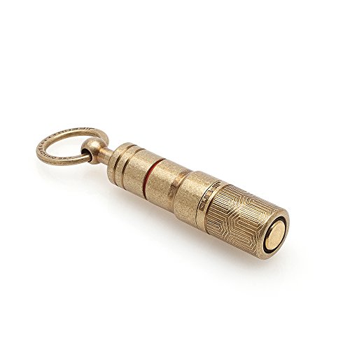 JIFENG Cigar Punch – Copper Bronzy Engraved - Zig-Zag Ripple Carving - 2