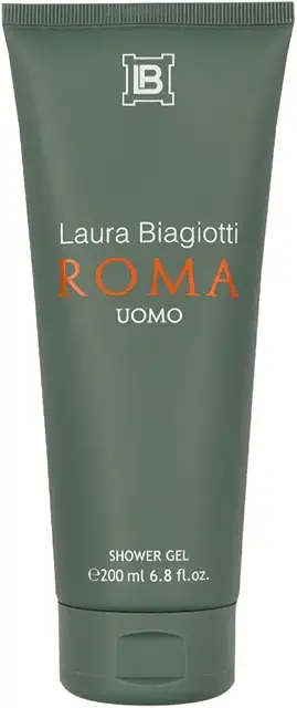 Roma Uomo Shower Gel - Acqua e Sapone Roma per Uomo - 200 ml
