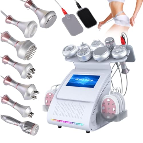 LIBRACTA Kavitation Ultraschall Gerät 9-In-1-Körperformungsmaschine, 80K Professionelle Anti Cellulite Massagegerät Zur Straffung Der Haut Körperpflege Massagegerät Salon Spa Heimgebrauch
