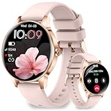 Efolen Smart Watches for Women Answer/Make Call,1.27' HD Fitness Tracker for Android iPhone,Heart Rate SpO2 Sleep Monitor,IP68 Waterproof Digital Watch,100+ Sports Activity Trakcer Rose Gold