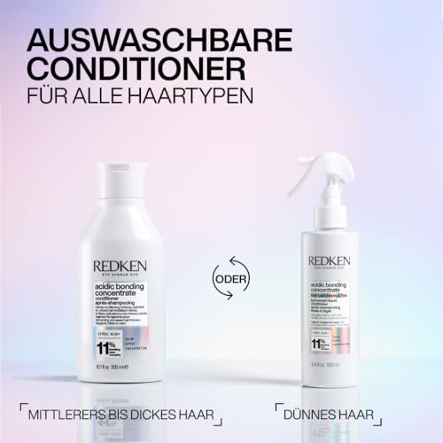 Redken Pflegende Spülung mit intensivem Schutz vor Farbverlust, Konzentrierte All-In-One Formel, Acidic Bonding Concentrate Conditioner, 1 x 300 ml