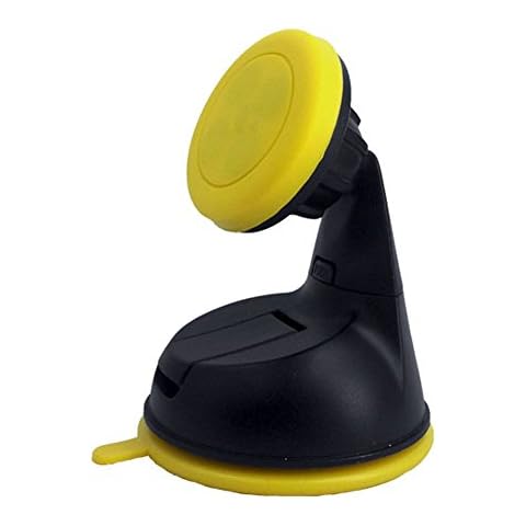 Car Magnetic Mount, Xfay HX470 Universal Smart Phone Dashboard & Windshield Car phone Holder for iPhone 6 7 Plus, Samsung Galaxy S6-Yellow Cover