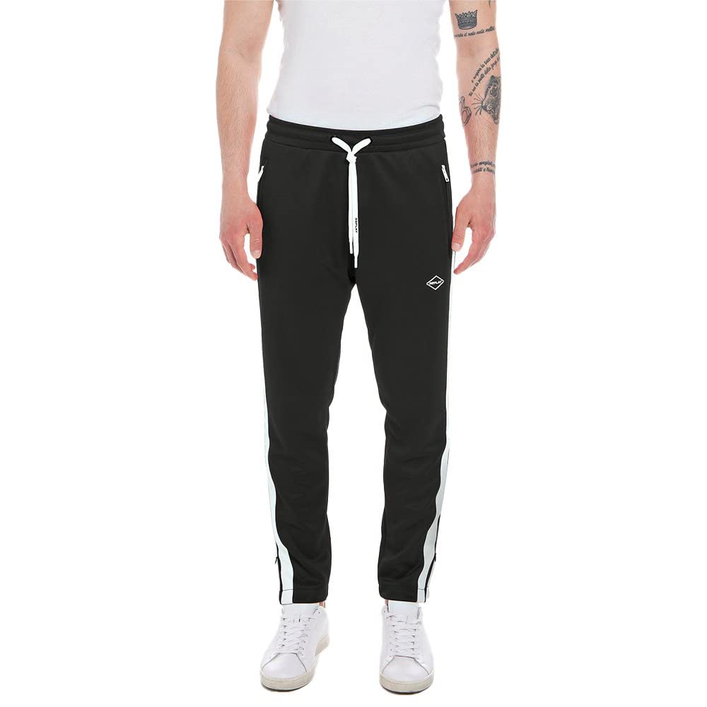Replay Men's Jogging Pants with Drawstring, Black 098 (Black), XS