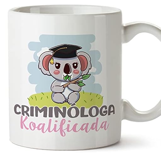 MUGFFINS Tazas para CRIMINÓLOGA mujer - En Español - Koalificado/koalificada - 11 oz / 330 ml - Regalo original y divertido | Ya disponible en tu tienda friki favorita! En mundofriki.es! MUGFFINS Tazas para CRIMINÓLOGA mujer - En Español - Koalificado/koalificada - 11 oz / 330 ml - Regalo original y divertido | Ya disponible en tu tienda friki favorita! En mundofriki.es!