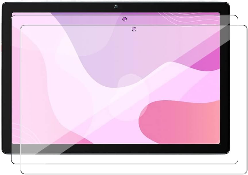 Doemoil for Moderness MB1001 10.1 Tempered Glass Screen Protector HD Clear Film Anti-scratch for 10 inch Aiprotablet K10,WXUNJA K10B,Aigopad, EDDBNi, JUNINKE K10, YQSAVIOR CP20 Tablets (2 PCS)