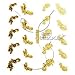 Gold Floral Nail Stickers/Decals