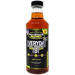 Hot Shot's Secret Everyday Diesel Treatment EDT, 32 oz | Treats 800 gallons. Cleans fuel systems and injectors while boosting cetane.