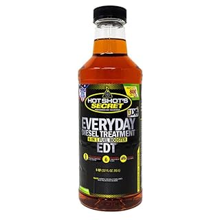 Hot Shot's Secret Everyday Diesel Treatment 32oz, 6-in-1 Diesel Additive - Injector Cleaner, Fuel System Cleaner, Fuel Additive Boosts Cetane
