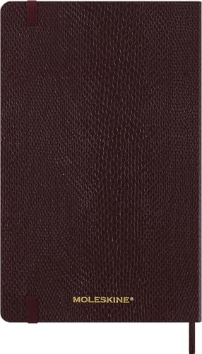 Moleskine Weekly Planner 2026 Precious and Ethical, Agenda Settimanale 12 Mesi Con Spazio Per Note, Copertina Morbida Vegana Effetto Pitonato, Colore Bordeaux, Formato 13x21 cm - immagine 3