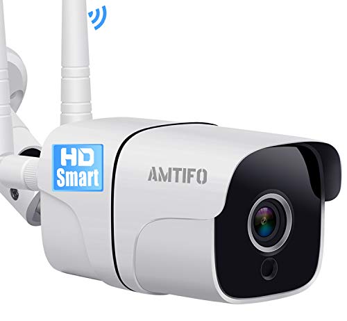 AMTIFO W2 HD 1080P Wireless Outdoor/Indoor Security Camera S, Outside Surveillance Front Door IP Smart Cam with Waterproof, WiFi, IP 66 Waterproof,Cloud, Night Vision, Smartphone App