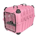 Mammoth Guardian Dog Kennel 36" Heavy Duty Travel & Outdoor Crate for Puppies, Small, Medium & Large Dogs, Secure 3 Bolt Lock, Adventure Ready for Hunting, Camping & Offroad – Pink Shock