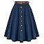 Dark Blue Denim Skirt