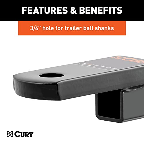 CURT 45018 Class 1 Trailer Hitch Ball Mount, Fits 1-1/4-Inch Receiver, 2,000 lbs, 3/4-Inch Hole, 1-1/4-In Drop, 5/8-Inch Rise by CURT - Image 6