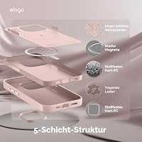 elago Magnetische Lederhülle für iPhone 15 Pro Max – Ansicht 4