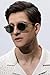 CARFIA Vintage Polarized Sunglasses for Men UV400 Protection Retro Fashion Eyewear Hand-crafted Acetate Frame CA5288L