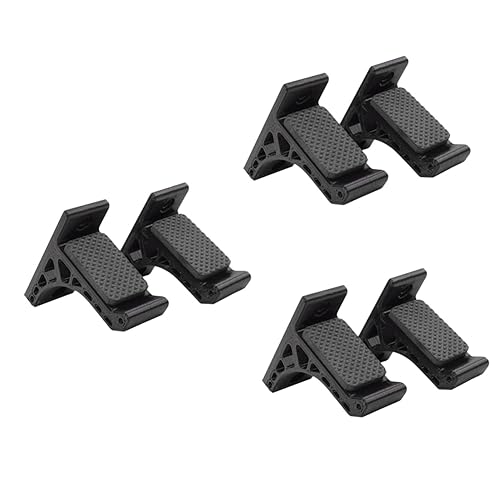 POPETPOP 3 Pairs Wall Mounted Storage Rack Display Holder Simple and Elegant Design Easy Installation with Adhesive Present for Enthusiasts