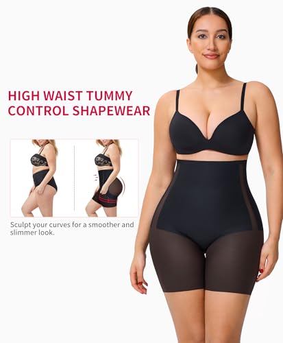 Gotoly Tummy Control Shapewear Shorts Body Shaper for Women High Waisted Butt Lifting Panties Thigh Slimming4