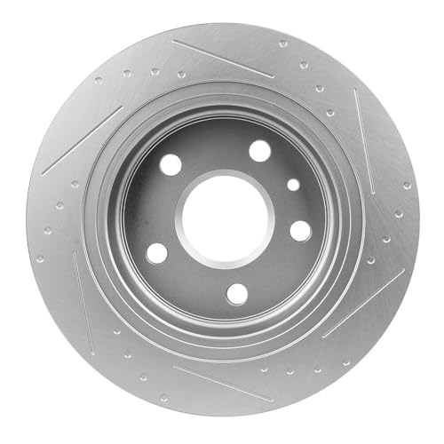 Image of SCITOO Rear Disc Brake Rotors Kits Drilled & Slotted Brakes Rotor:55183