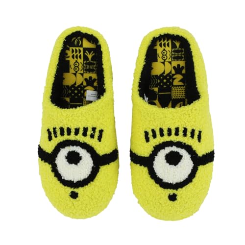 Bioworld Despicable Me Minions Adult Yellow Scuff Slippers2