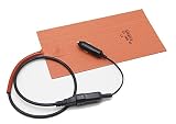 Pizza Hot Food Delivery Bag Heating Element 6" x 12" Keenovo Silicone Heater 100W 12V w/T-stat 65C &