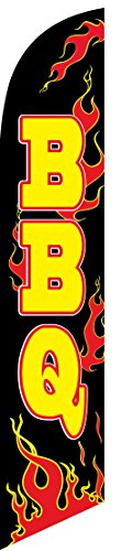 BBQ barbque Replacement Advertising Feather Banner Swooper Flag