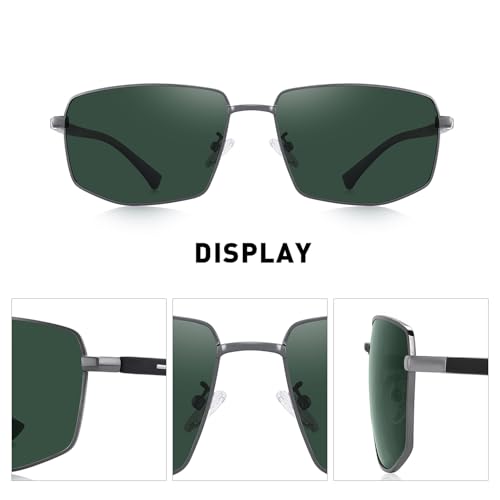 Mens Classic Sunglasses Male Polarized Rectangle Sun glasses For Men3