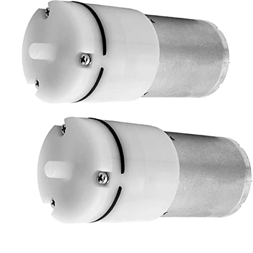Image of DC 3-6V Aquarium Fish Tank Oxygen Circulate Mini Air Pump Motor, for 370 Micro Air Pump for Sphygmomanometer Massager, Pack of 2