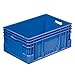 Produktbild Euro-Transportbehälter blau, 600 x 400 x 270 mm