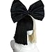 Style Costume Wig Hair Accessory Black Bow Headband for Women Girl Cosplay