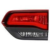 TRQ Passenger Side Inner Tail Light Assembly Compatible with 2017-2021 Jeep Grand Cherokee Trailhawk 2018-2021 Jeep Grand Cherokee Trackhawk CH2803113