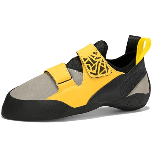 PENXZT - PENXZT Rock Climbing Shoes for Mens Indoor Bouldering Sneakers Lightweight Breathable for Gym and Sport Climbing,B,10.5 - -9%