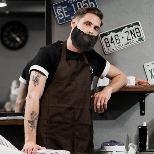 Abc Pack & Supply BPBCCA Abc Black Disposable Beard Nets For Work, 18 Inch. Pack Of 100 Polypropylene Disposable Beard Covers thumb #6