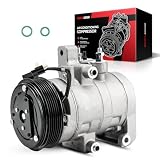 Torchbeam Compressor de ar condicionado automotivo 168661 com embreagem para Mustang 2011-2017 5.0L, Mustang 2016-2022 5.2L
