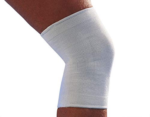 Scudotex - Rodillera deportiva, blanca, Mis 3