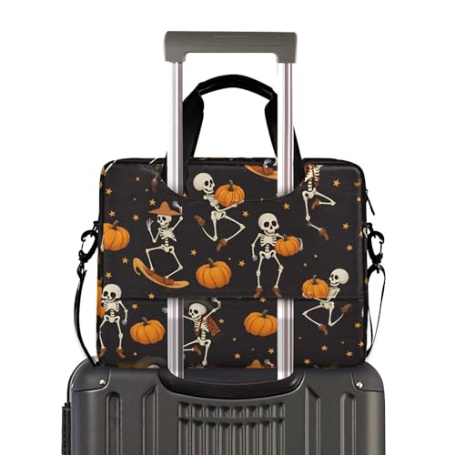 Funda para portátil ALAZA 13-15.6 pulg con patrón calavera miniatura 3