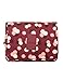 Mr. Pro Waterproof Travel Kit Organizer Bathroom Storage Cosmetic Bag Carry Case Toiletry Bag with Hanging Hook (Flowers maroon)