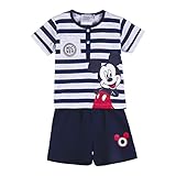 CERDÁ LIFE'S LITTLE MOMENTS - Conjunto verano para Niño de Mickey Mouse Fabricado en algodón 100% y Compuesto por Pantalón Corto y Camiseta de manga Corta | Licencia Oficial Disney