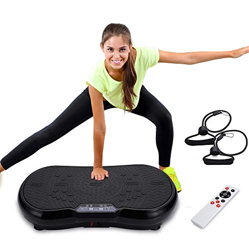 HYLINCO Whole Body Vibration Platform Machine, Full Body Vibration Machine Exercise Plate for Home Vibrabrating 99 Levels Workouts with Control Remote