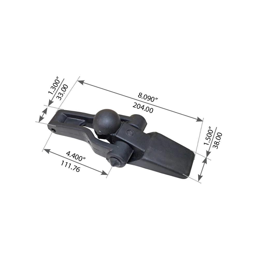 Fortpro Hood Latch For Kenworth W900, T800, T600 Models Suitable for Left & Right Side - Replaces - K147107 | F327420