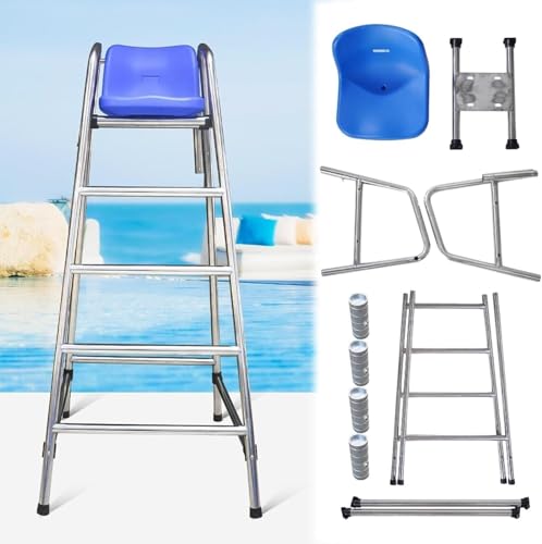 Silla para salvavidas 180 cm acero inoxidable