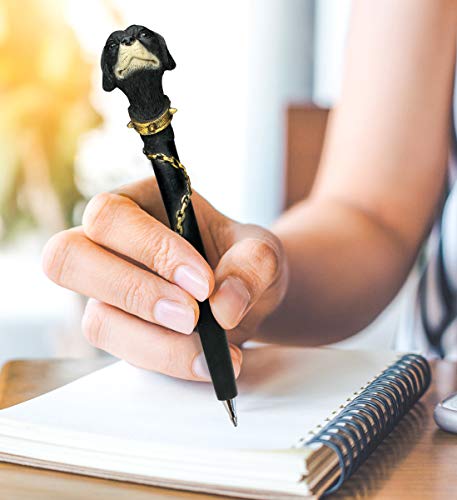 Planet Pens Black Labrador Novelty Pen - Cute Fun And Unique Kids And Adults Ballpoint Pen, Colorful Dogs Writing Pen Instrument For School And Office #TOP7