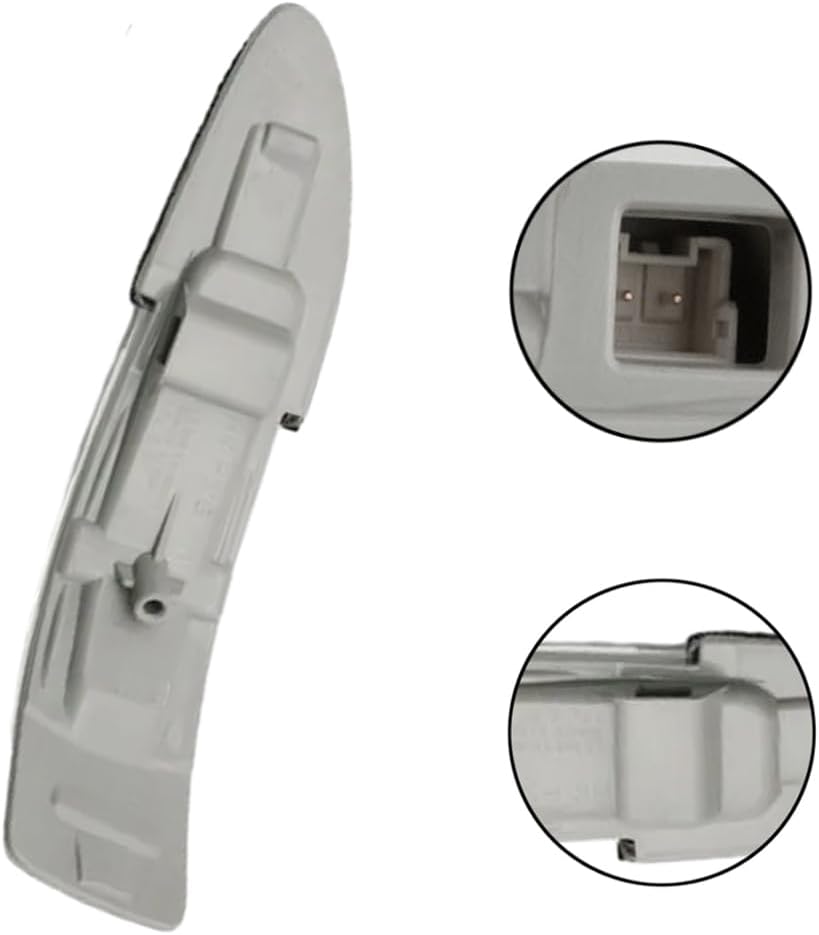 Riloer Rear View LED Side Mirror Turn Signal Light Lamps Right Passenger Side, Compatible with Hyundai Compatible with Genesis Coupe 2009-2014, Rearview Mirror Side Marker Clear Lens Amber Light