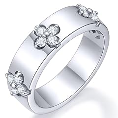 Copper Plated White Gold+Premium Moissanite