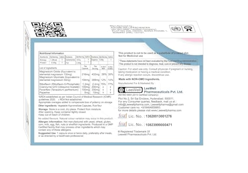 Image of Plus - Migraine Supplements, Headache Relief Products with Coenzyme Q10, Magnesium and Riboflavin (Vitamin B2) - 30 Capsules