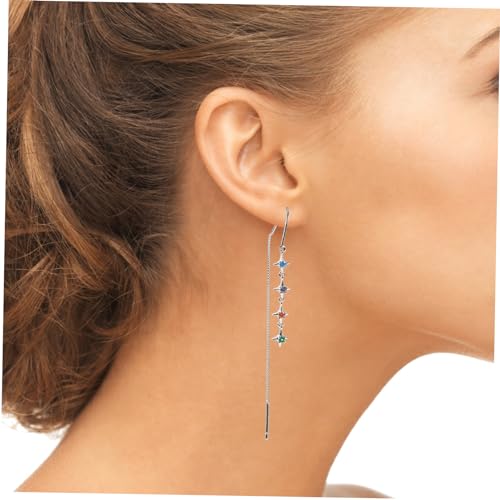 Accessoires d'oreille élégants avec glands en zircon pour vos soirées