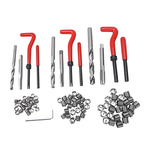 BOOMSTART 88pcs Thread Helicoil Repair Kit, M6 M8 M10 Helicoil Insert, Thread Repair Tool Kit - Image 2