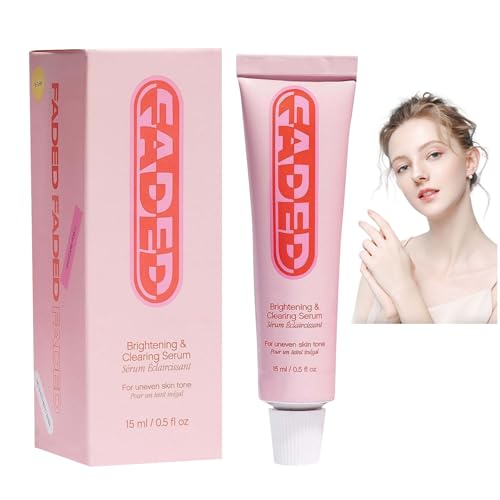 Faded Brightening and Clearing Serum Reduces Marks Facial Serum Reduce Wrinkles Skin Care Suitable for All Skin Types Hydrated Softer Skin 15 ml