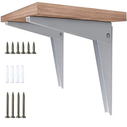 2 Pezzi Staffa Pieghevole, Staffe per Mensole