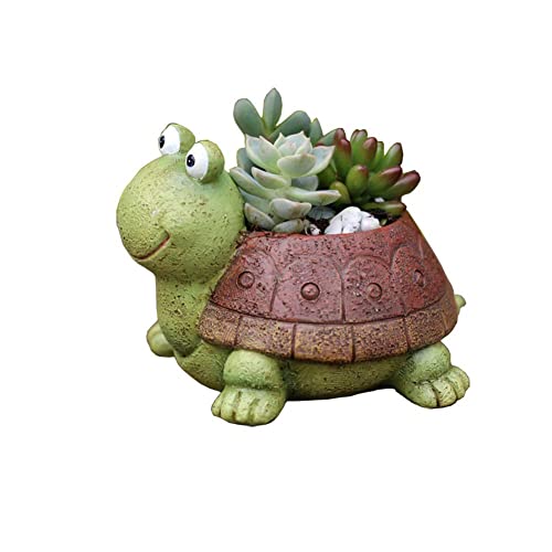 ARTFULLY CRAFTS - Resin Tortoise Planter Pot for Home Dcor | (Animal Theme) Shape of Cute Turtle Mini Container Succulent Flower Pot for Office Desk, Garden, Living & Bed Room (Pack of 1) Green (B0CTTQ5QJV) Amazon Price History, Amazon Price Tracker
